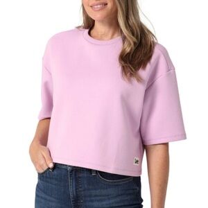 Lee Women's Light Pink Crop Top